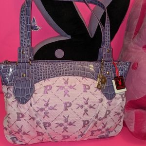 Playboy purple purse / tote bag